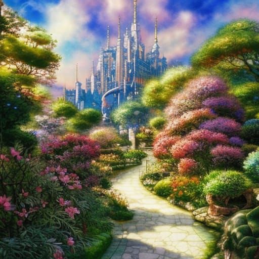 "The Beautiful Garden's path to the Kingdom of God", comic g...