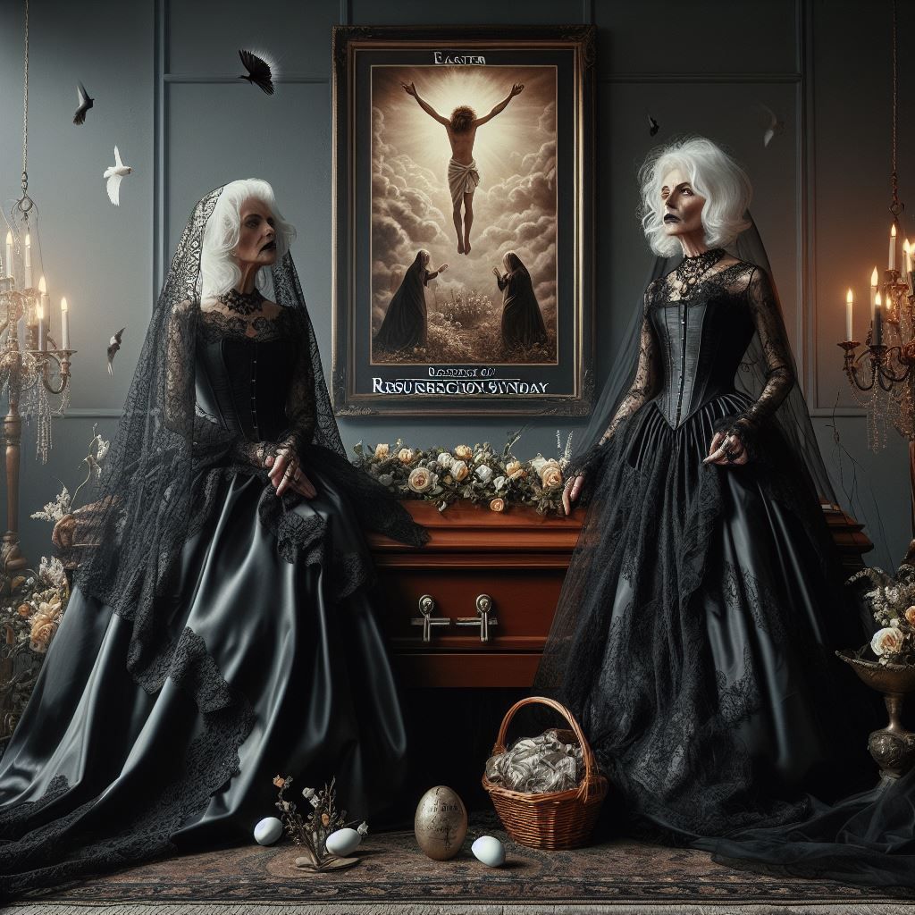 POMPÖÖS Satin Couture Mature Drag Queen.