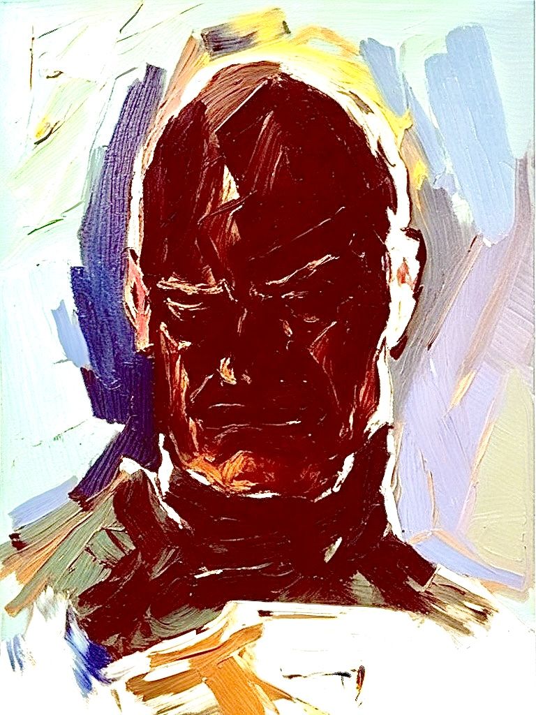 Portrait of Frank Auerbach