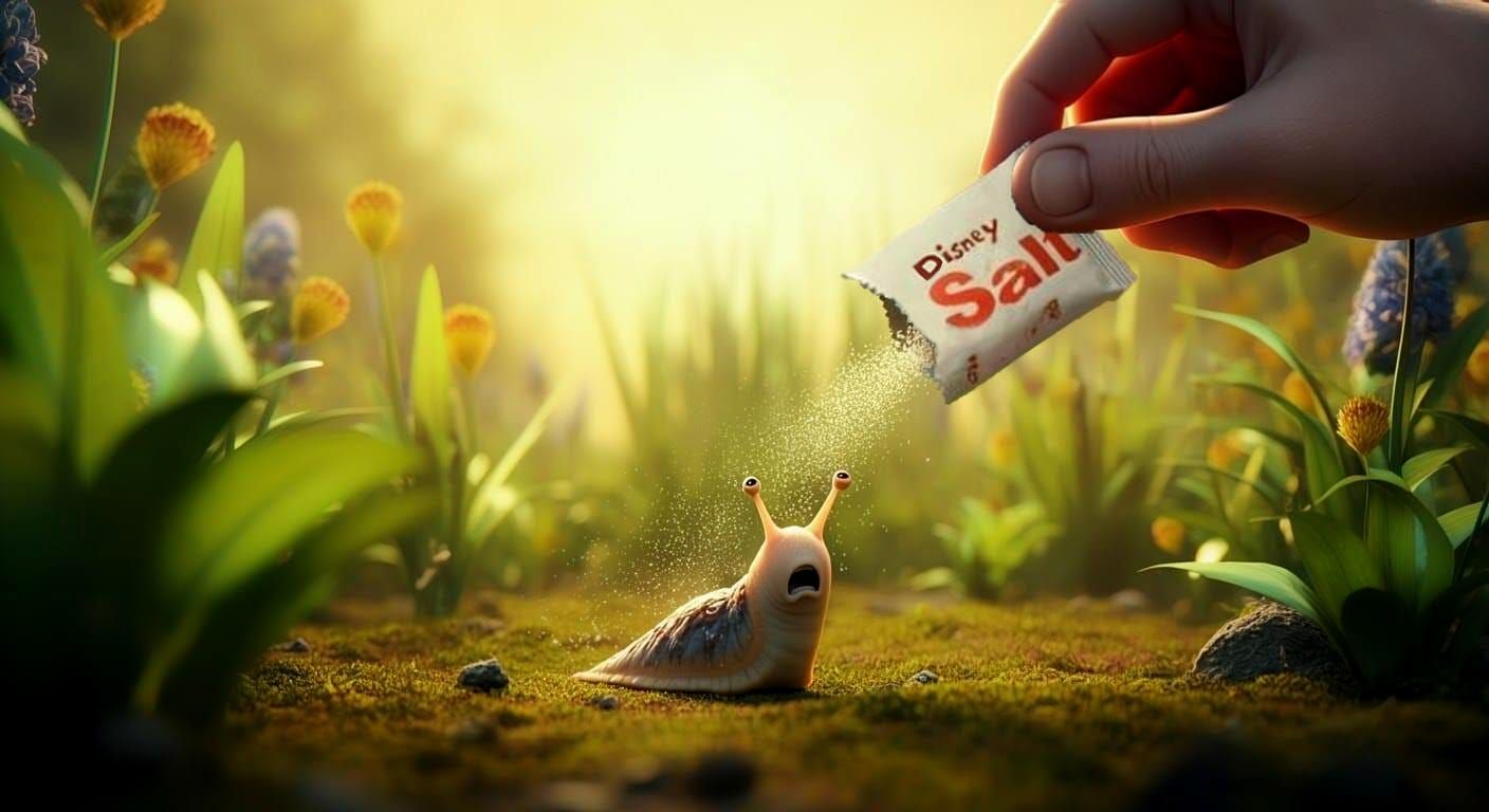 How do you cancel a Disney Slug? ....With Disney Salt! Hahah...