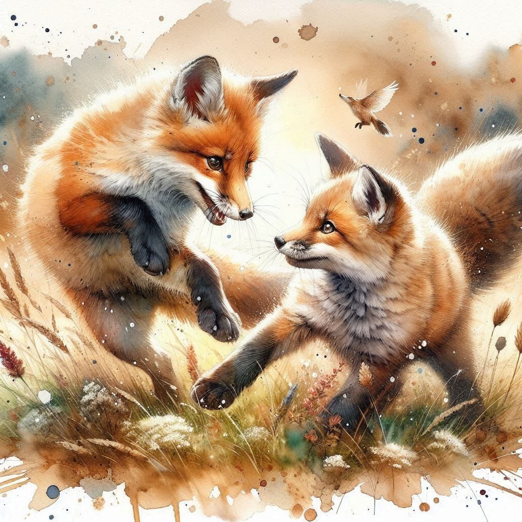 Playing foxes