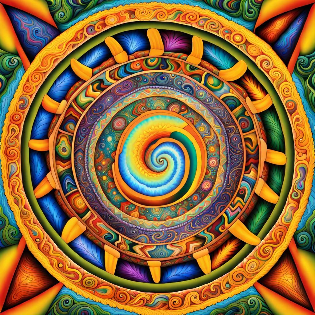 In the eye of a cyclone ; Kaleidoscope;  Waves of ethnic sym...