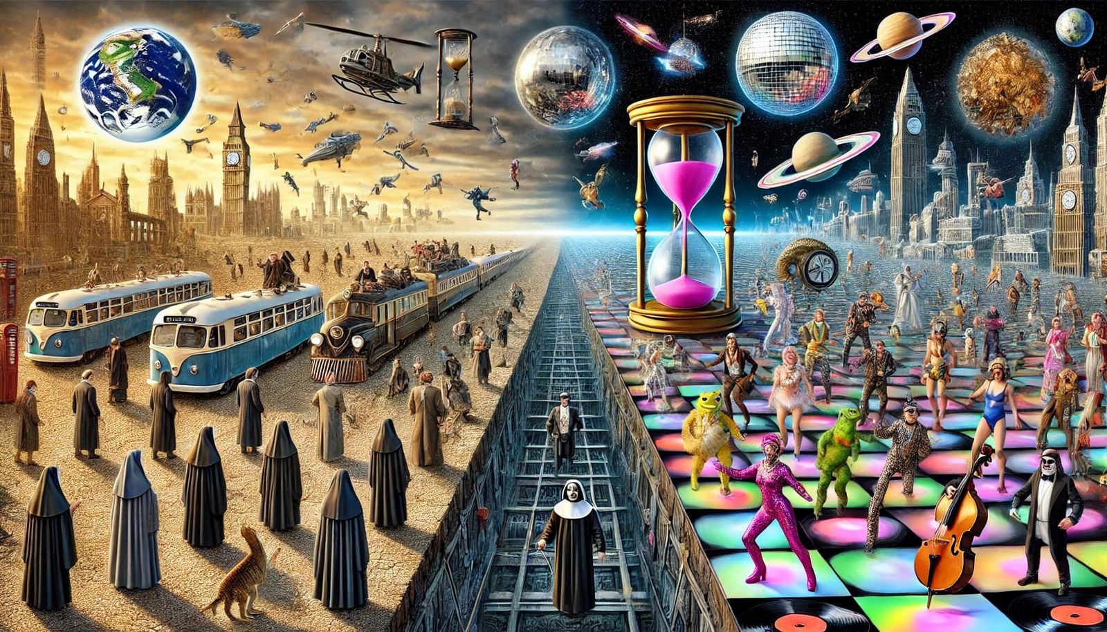 Fractured tapestry of time #3