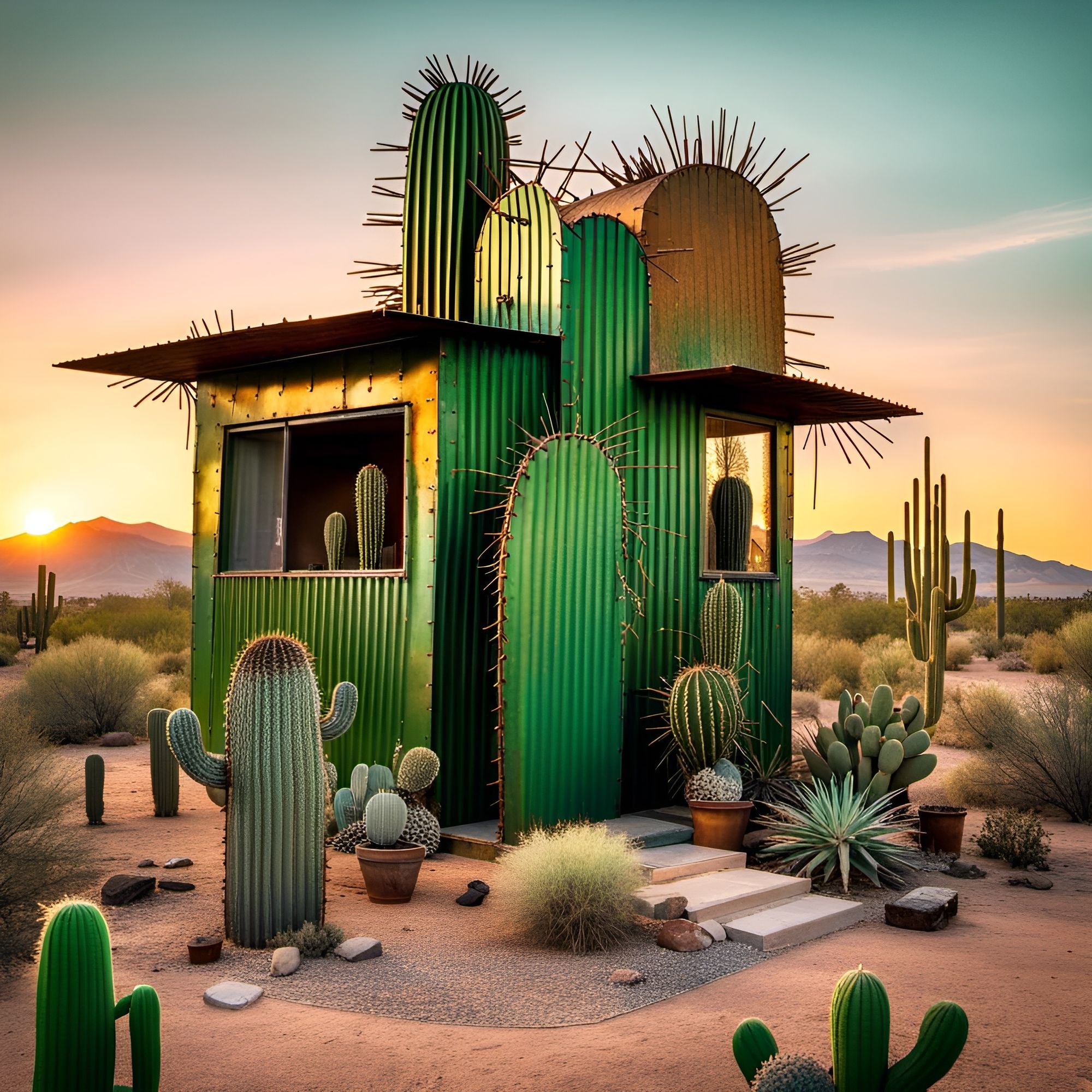 The House Of A Cactus Enthusiast AI Generated Artwork NightCafe Creator   QodJQfJKKQ9oD2fqLOSy  2  337mk 2x 