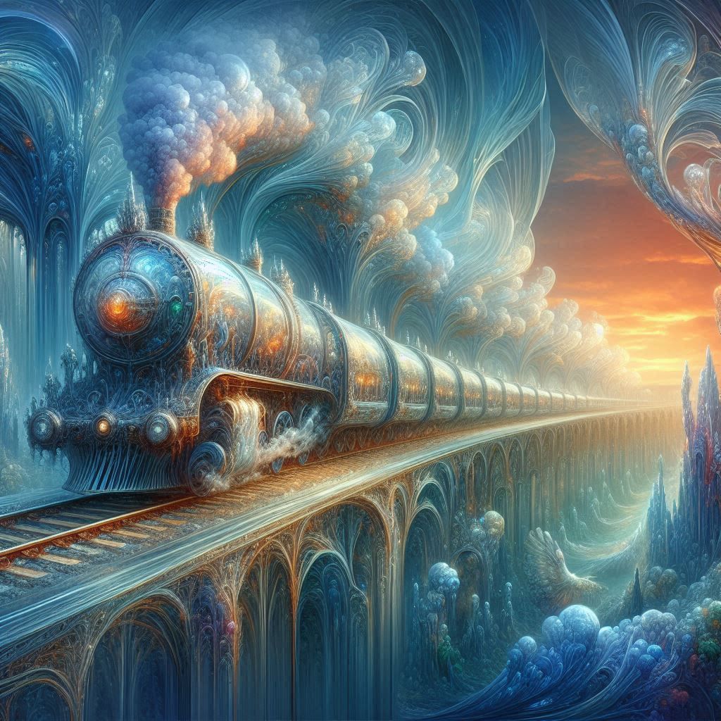 🌌 The Luminous Fantasy Train 🌊