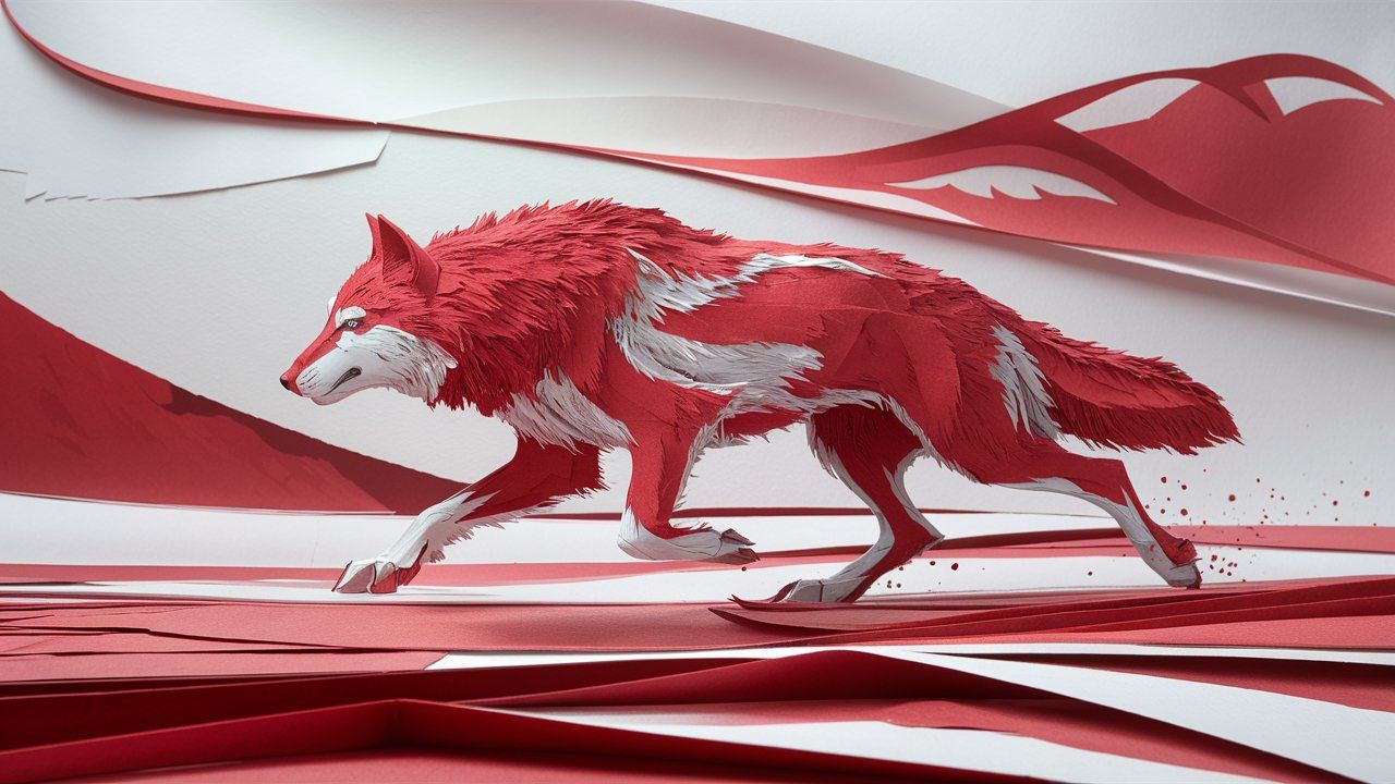 wolf paper