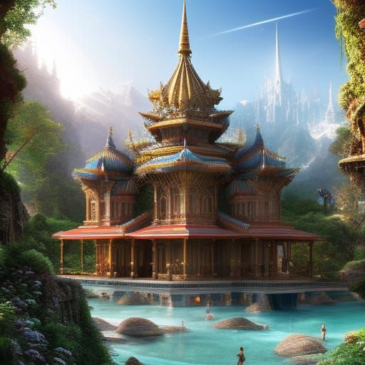 Fairycore Palace  by @Darkling