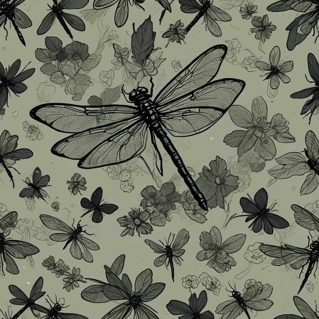 DRAGONFLY Duque  Mike Mignola style