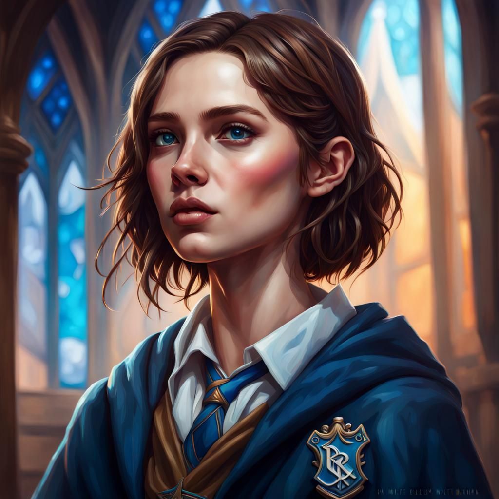 Rowena Ravenclaw  Ink Painting - AI Generated Artwork - NightCafe Creator