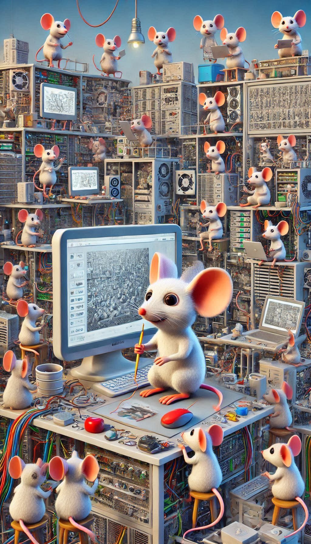 There's NO AI! It's all done by smartmice©️ 🐾 01