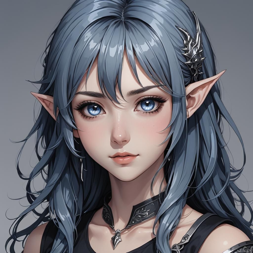 Silver and Blue