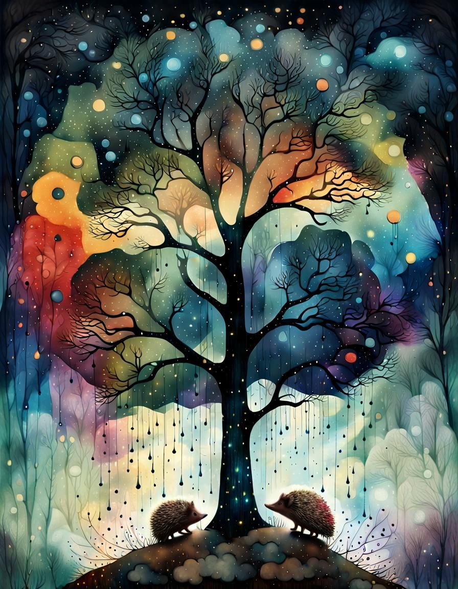 Hedgehog Rendezvous  by @Eka