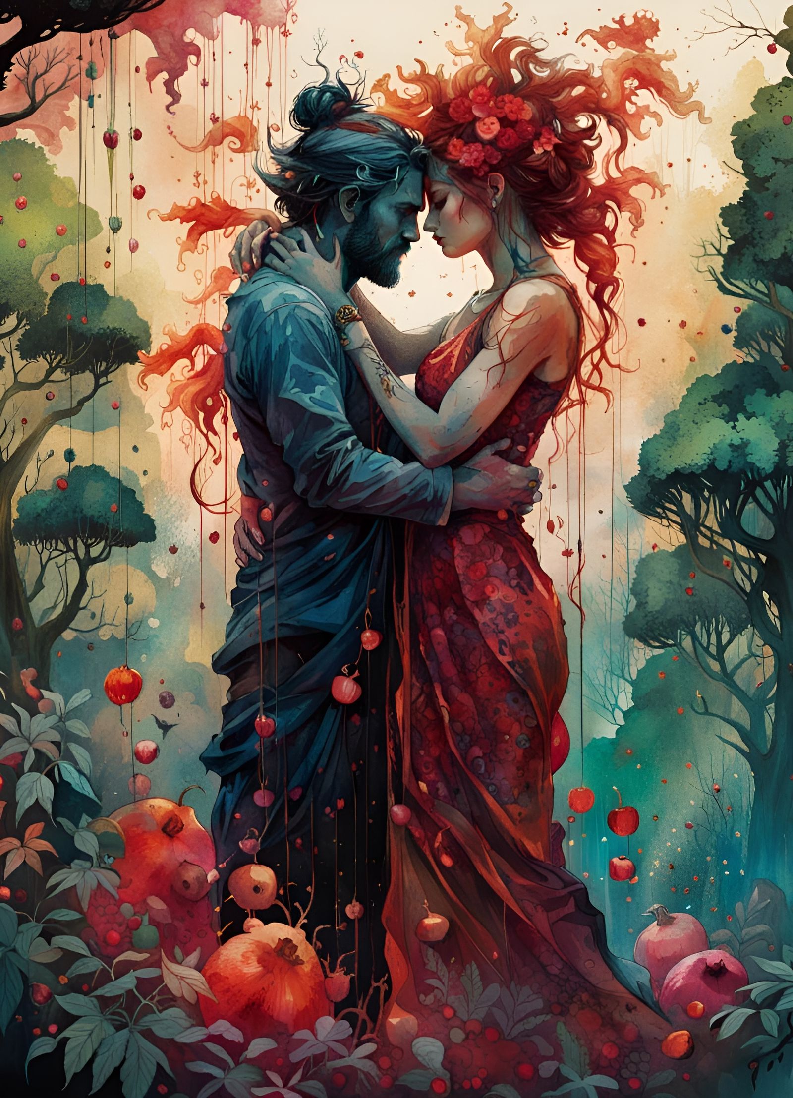 After the pomegranate   by @scarletgenesis