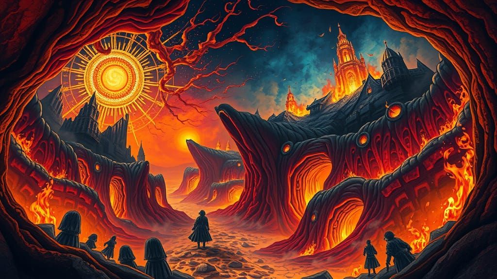 Underworld city  by @Aia