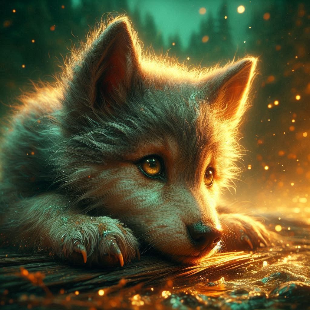 Wolf Cub  by @Tea