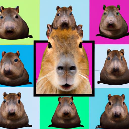 Capybara on the news, brady bunch intro style