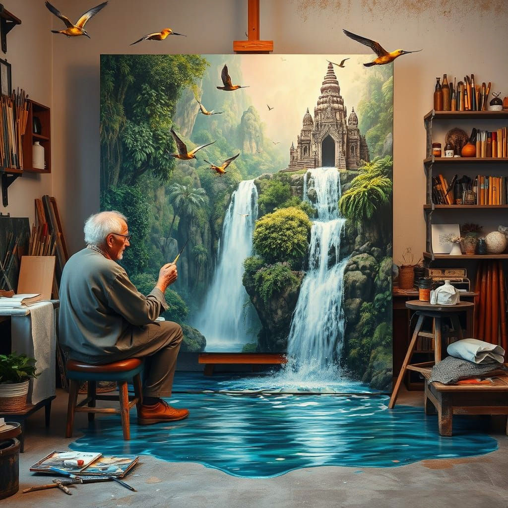 Painted with a magical brush..?