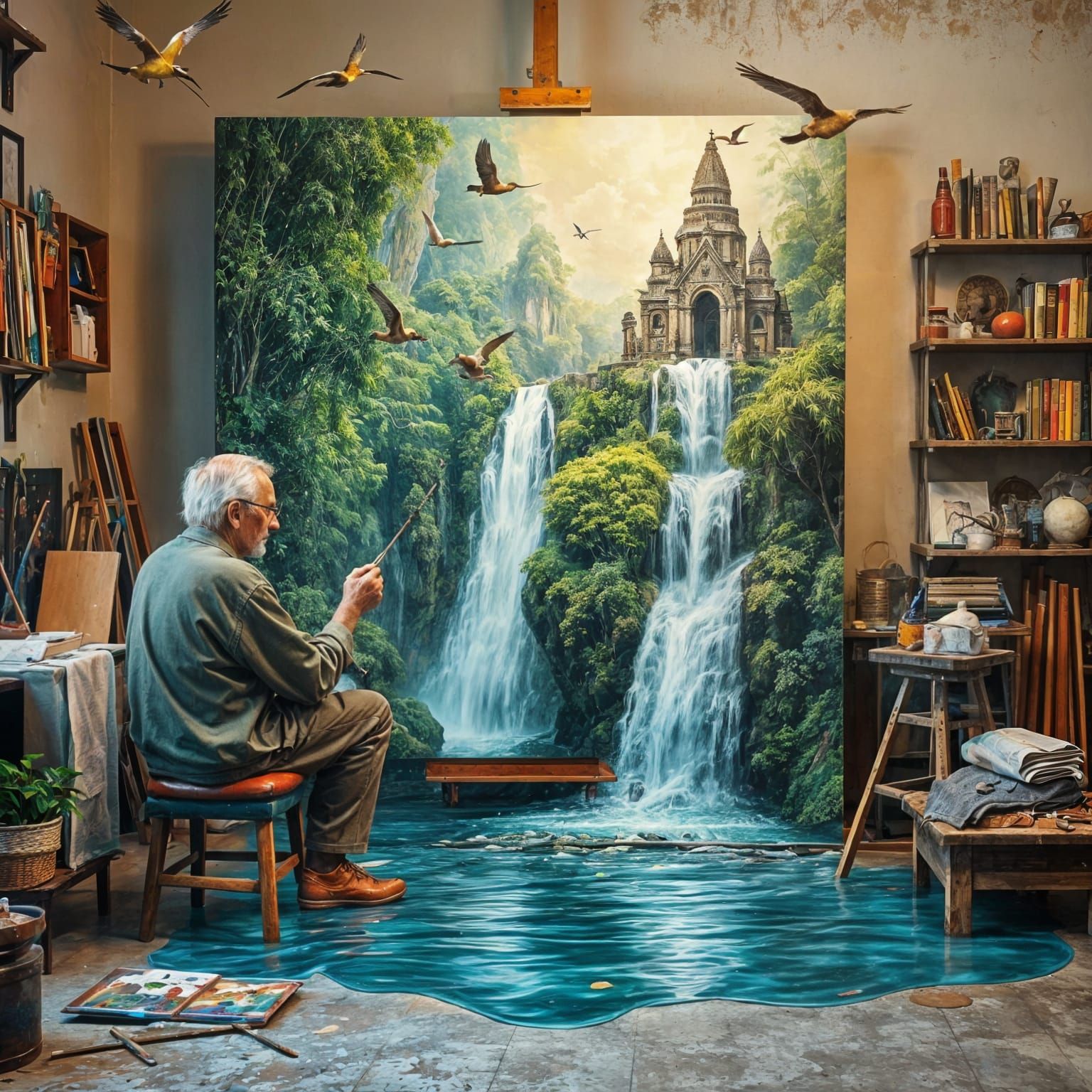 Painted with a magical brush?  by @David Gotet