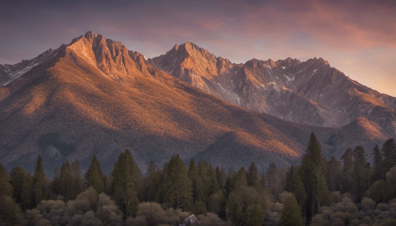Sierra Mountains According to AI
