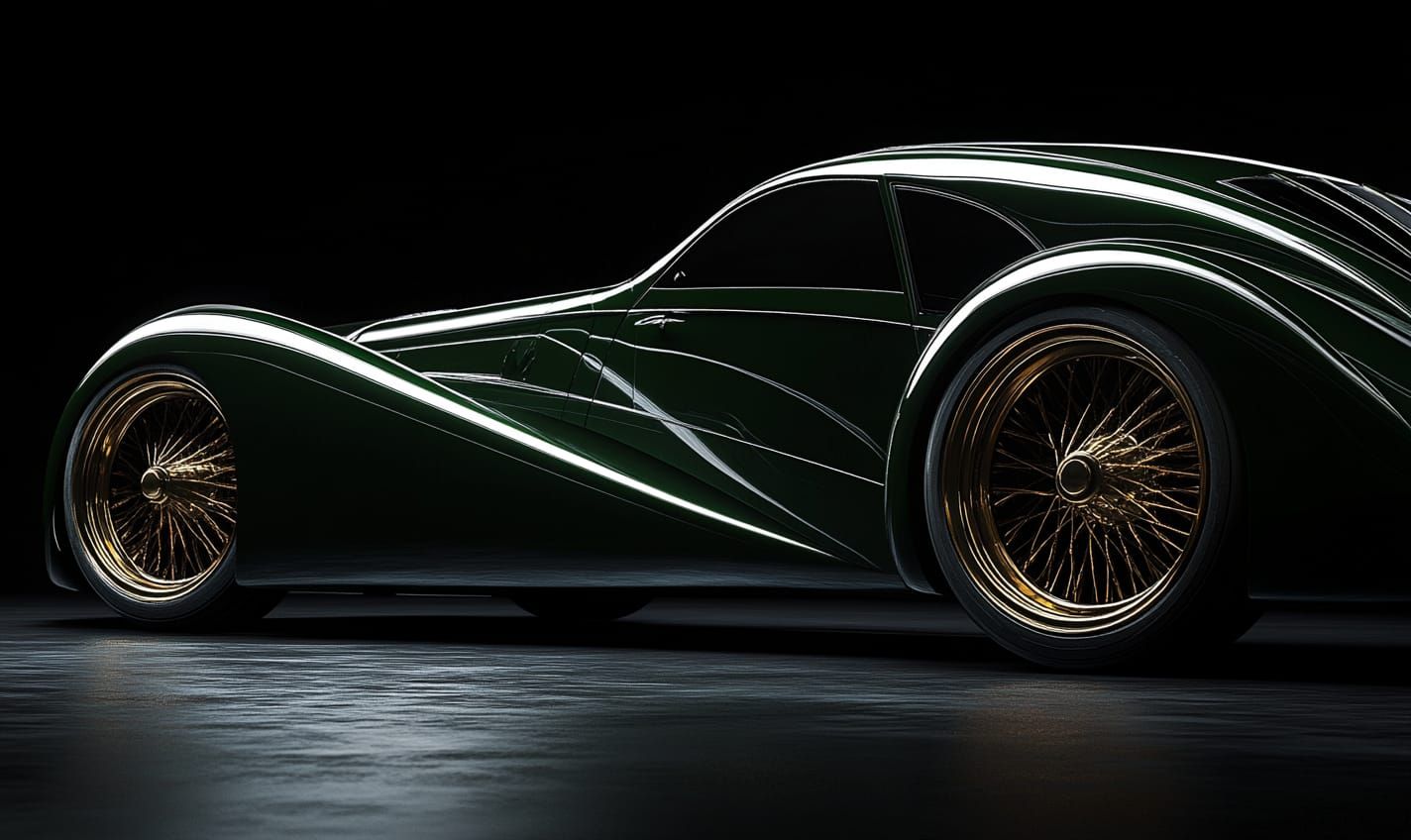 The Green Knight. Concept car from Camelot Motors, 1935