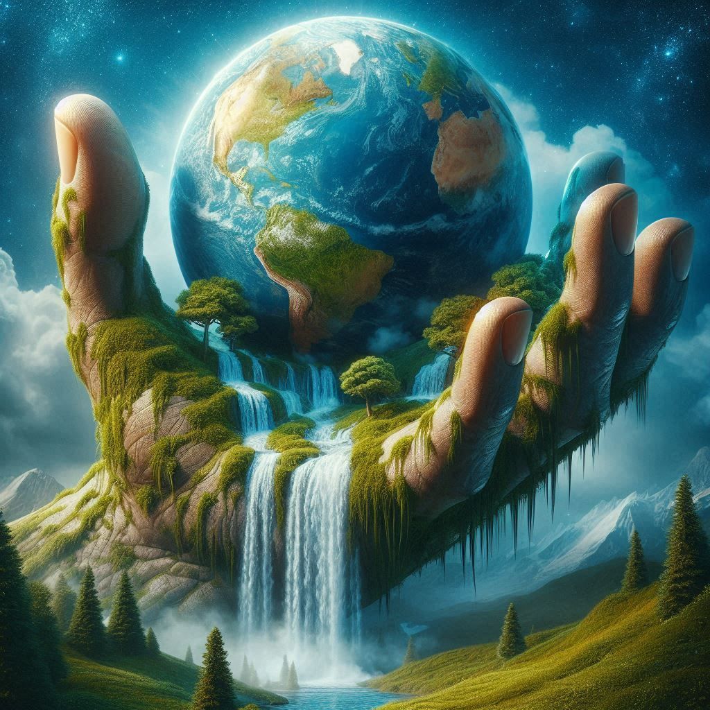 The Hand that holds the Earth