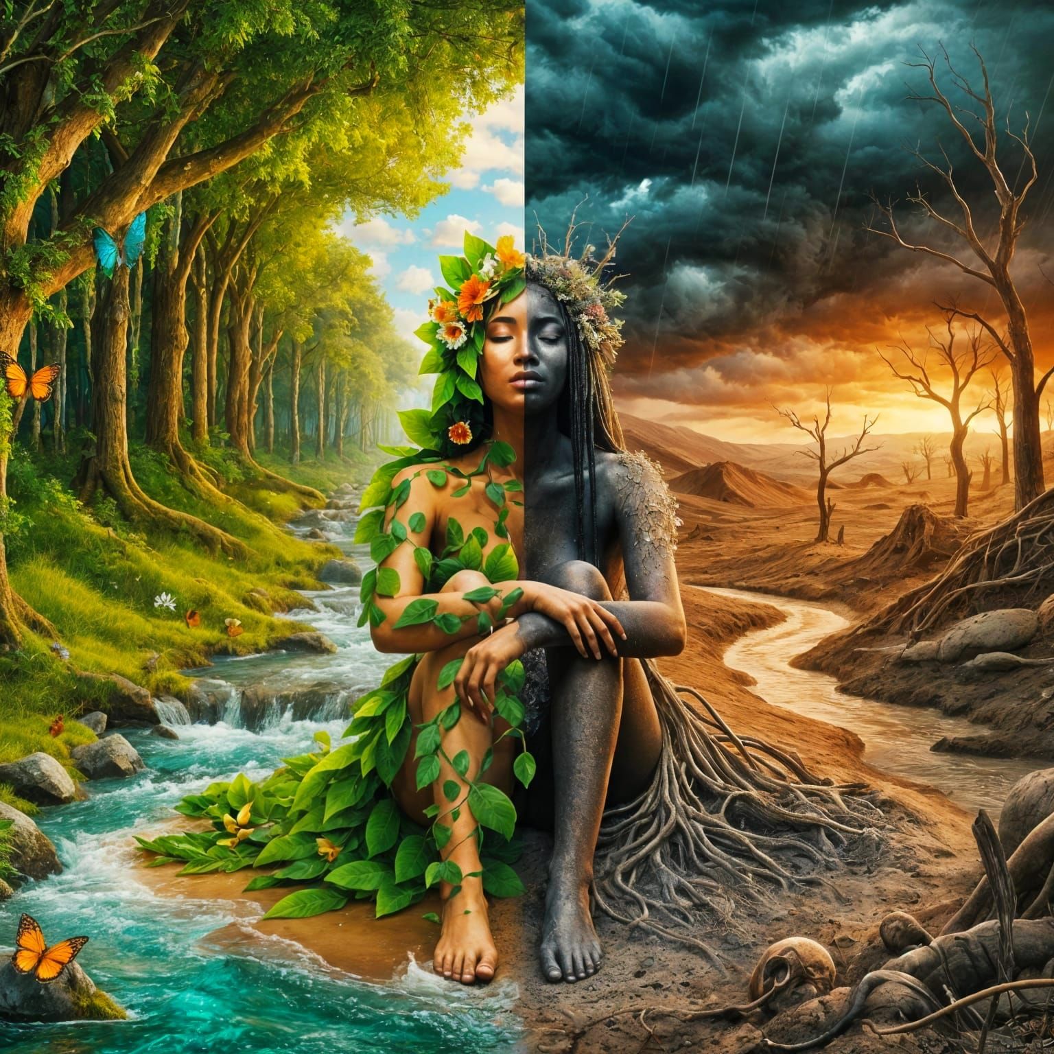 One Earth, Two Fates  by @Ria Hagane