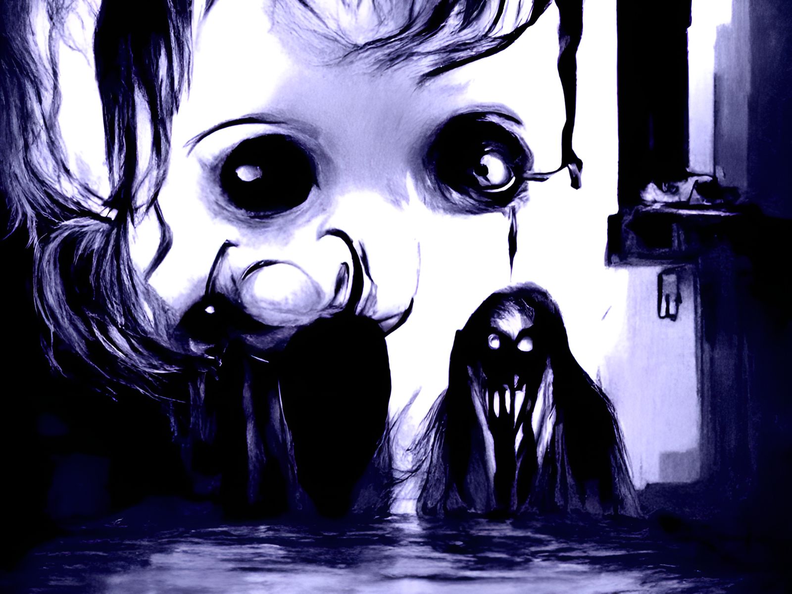 Creepy horror