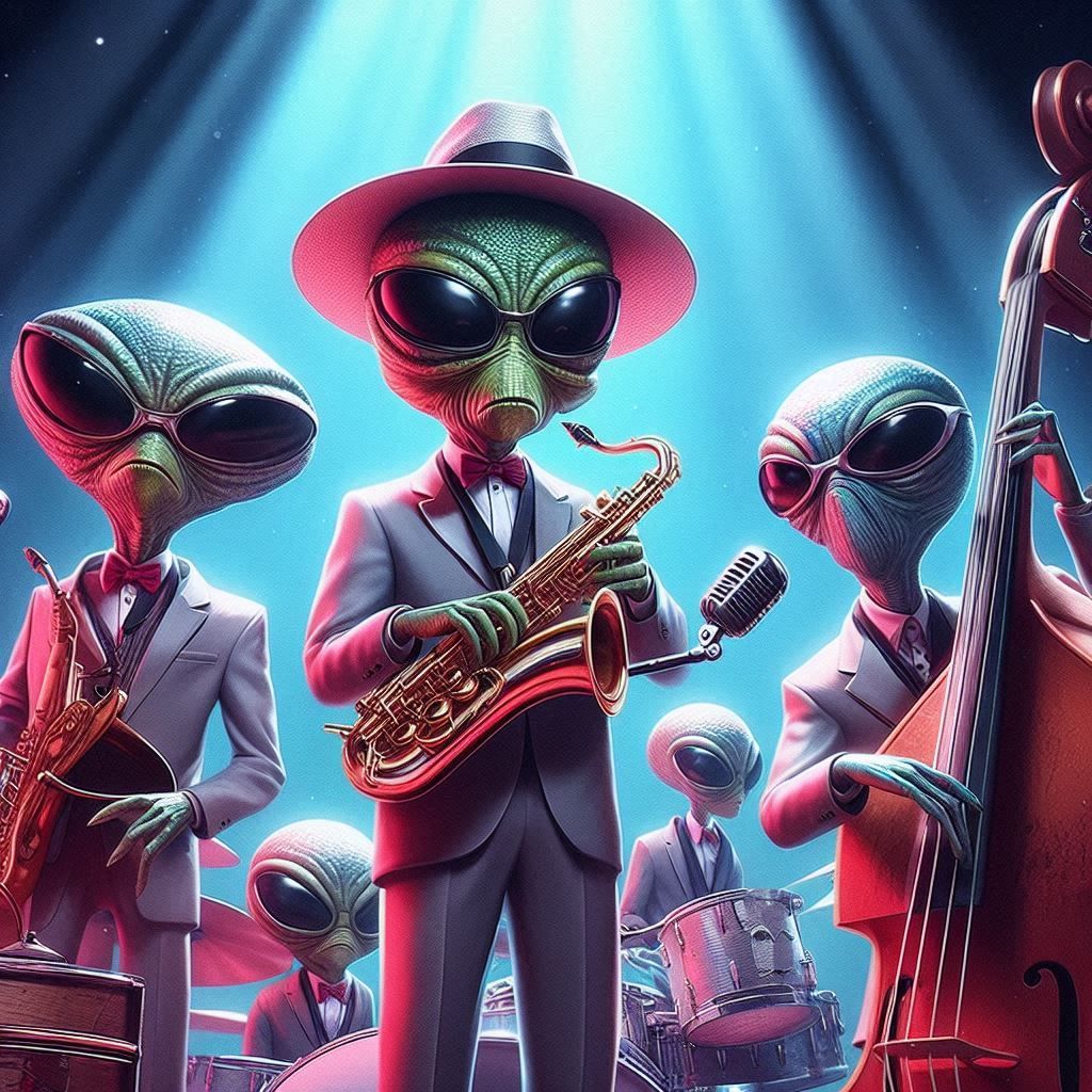 Alien jazz band