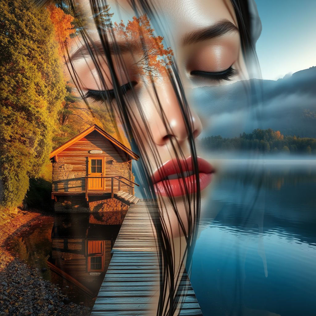 A rustic wooden boathouse