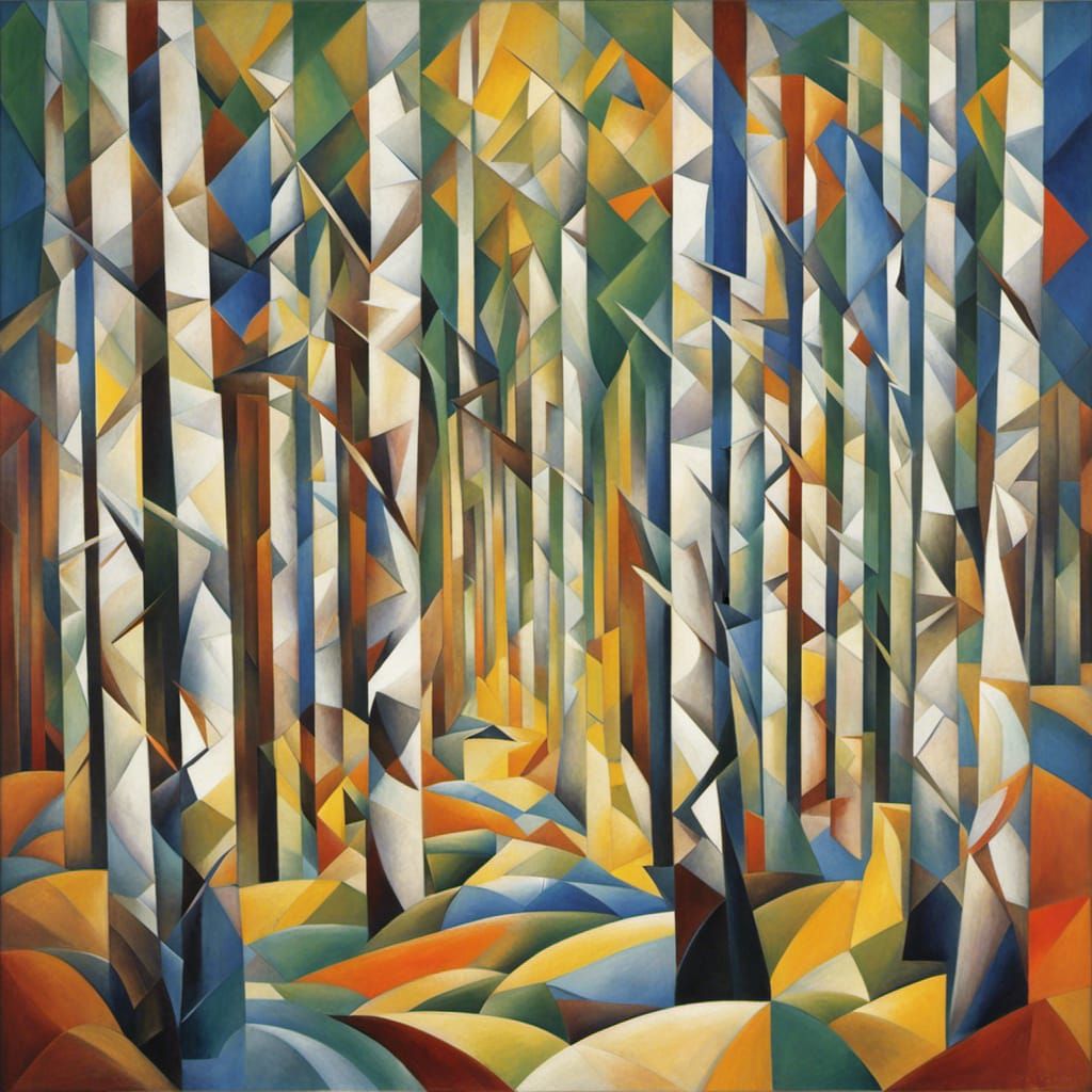 A birch forest