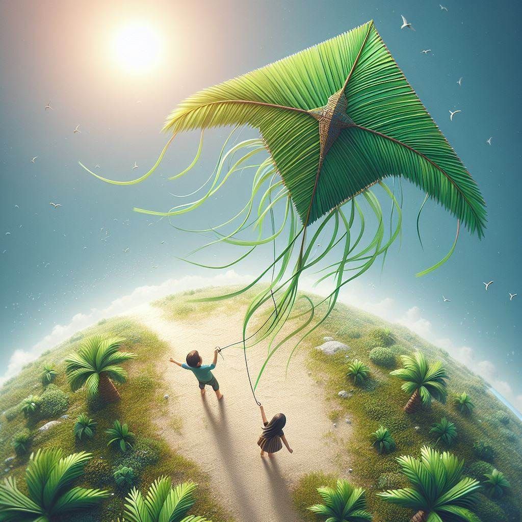 Palm Kite Flyin': Takes Two to Tango Kite