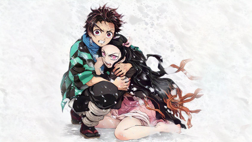 Demon Slayers Tanjiro and Nezuko - AI Generated Artwork - NightCafe Creator