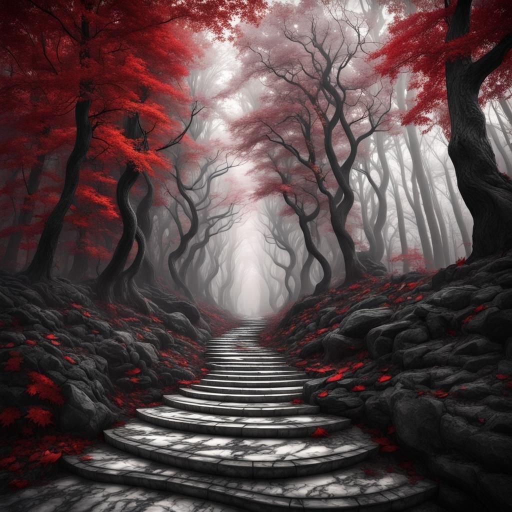 Marbel pathway into Redwoods  by @Orsolya Kiss