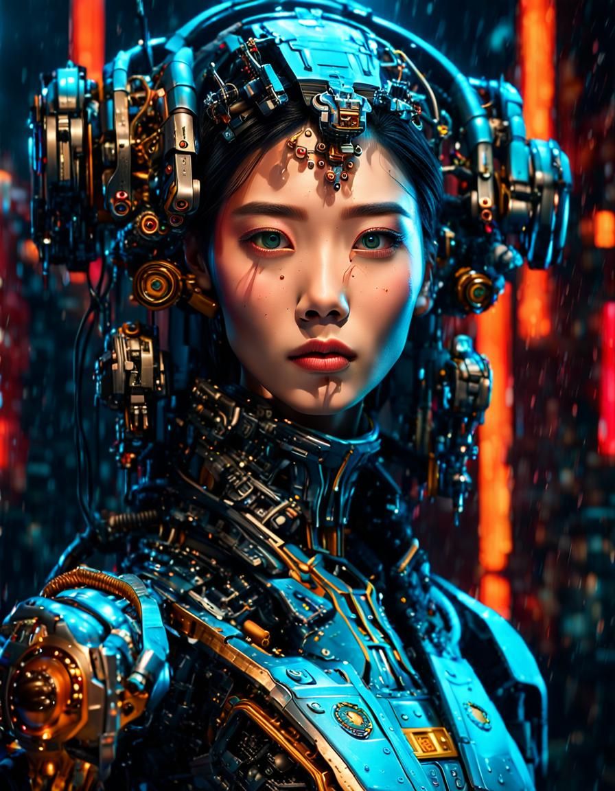 Chinese female cyborg