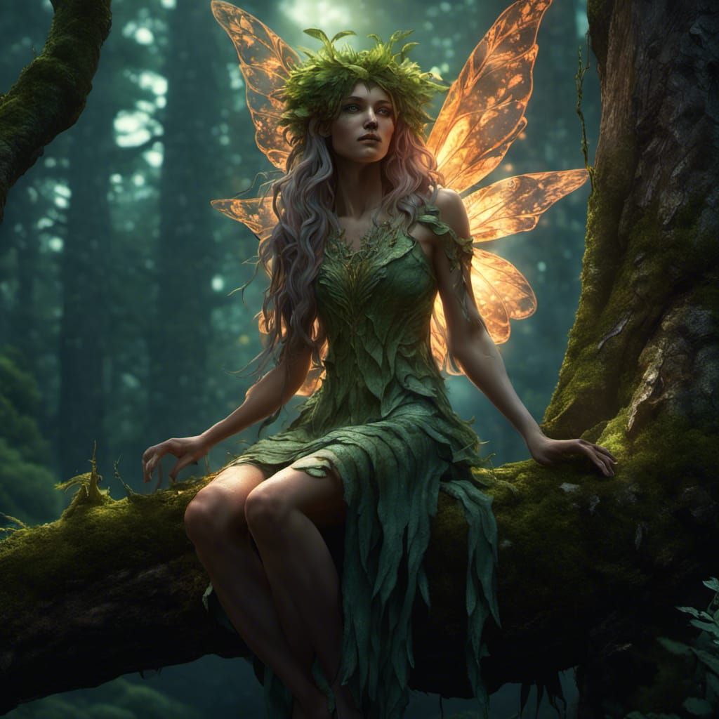 Forest Fairy - AI Generated Artwork - NightCafe Creator