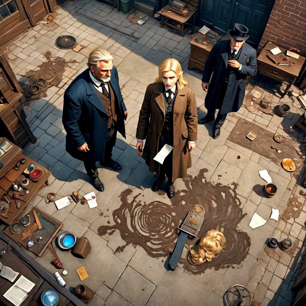 Asesinatos en las calles de Londres, En los últimos años del siglo XIX, un detective un médico alemán Albert Weber (pelo Rubio y ojos marron...