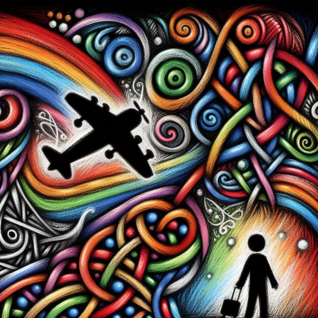 June Art Jam Images- plane