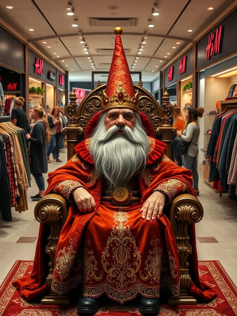 Santa at H&M