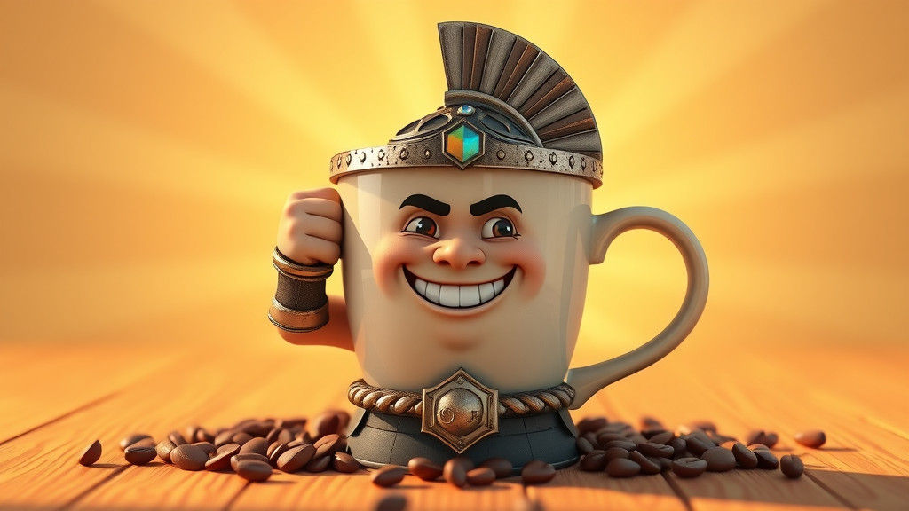 Happy Gladiator coffee