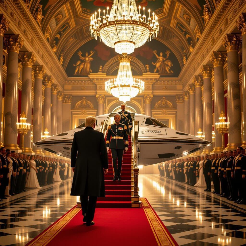 Trump Meets Emperor Franz Joseph in Grand Palace