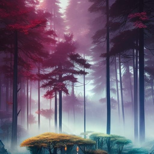 Forest landscape  by @Cilia