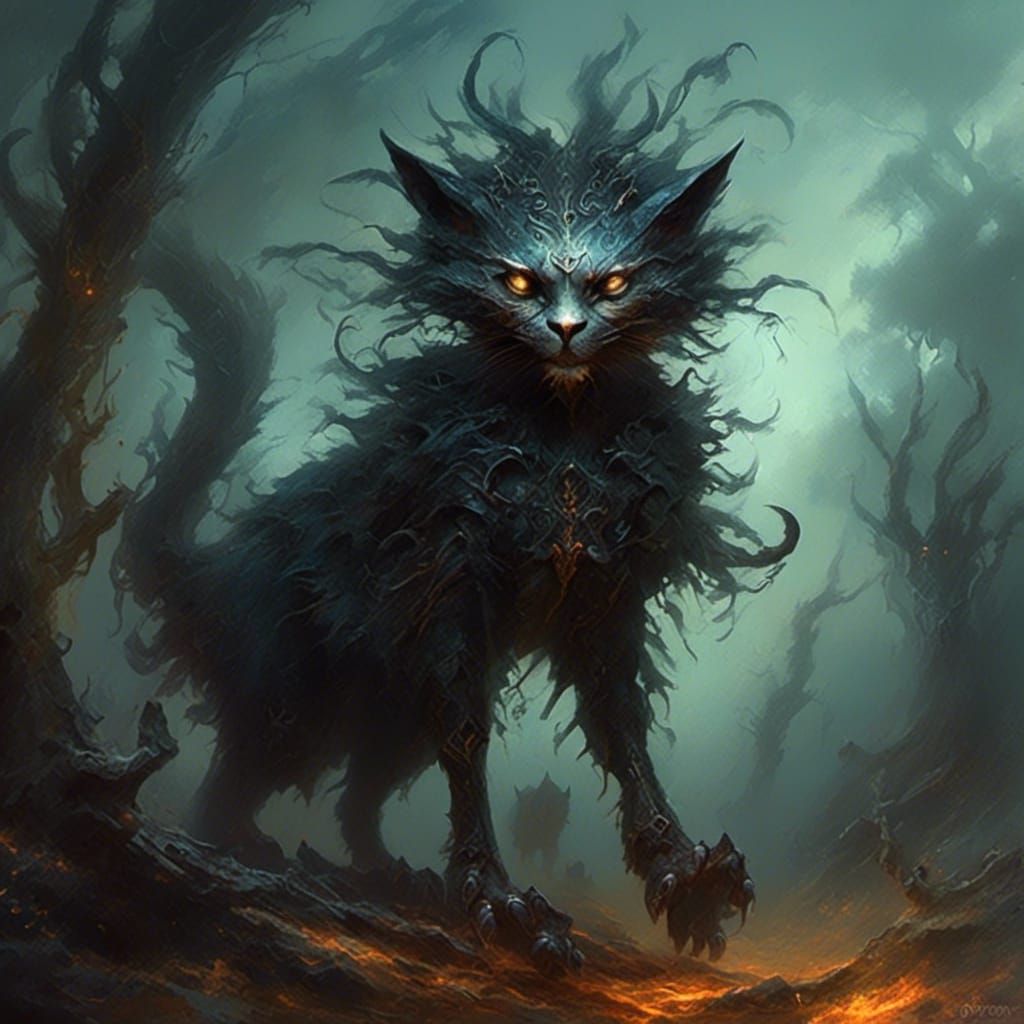 <lora:Surreal2:1.0>Fae cat