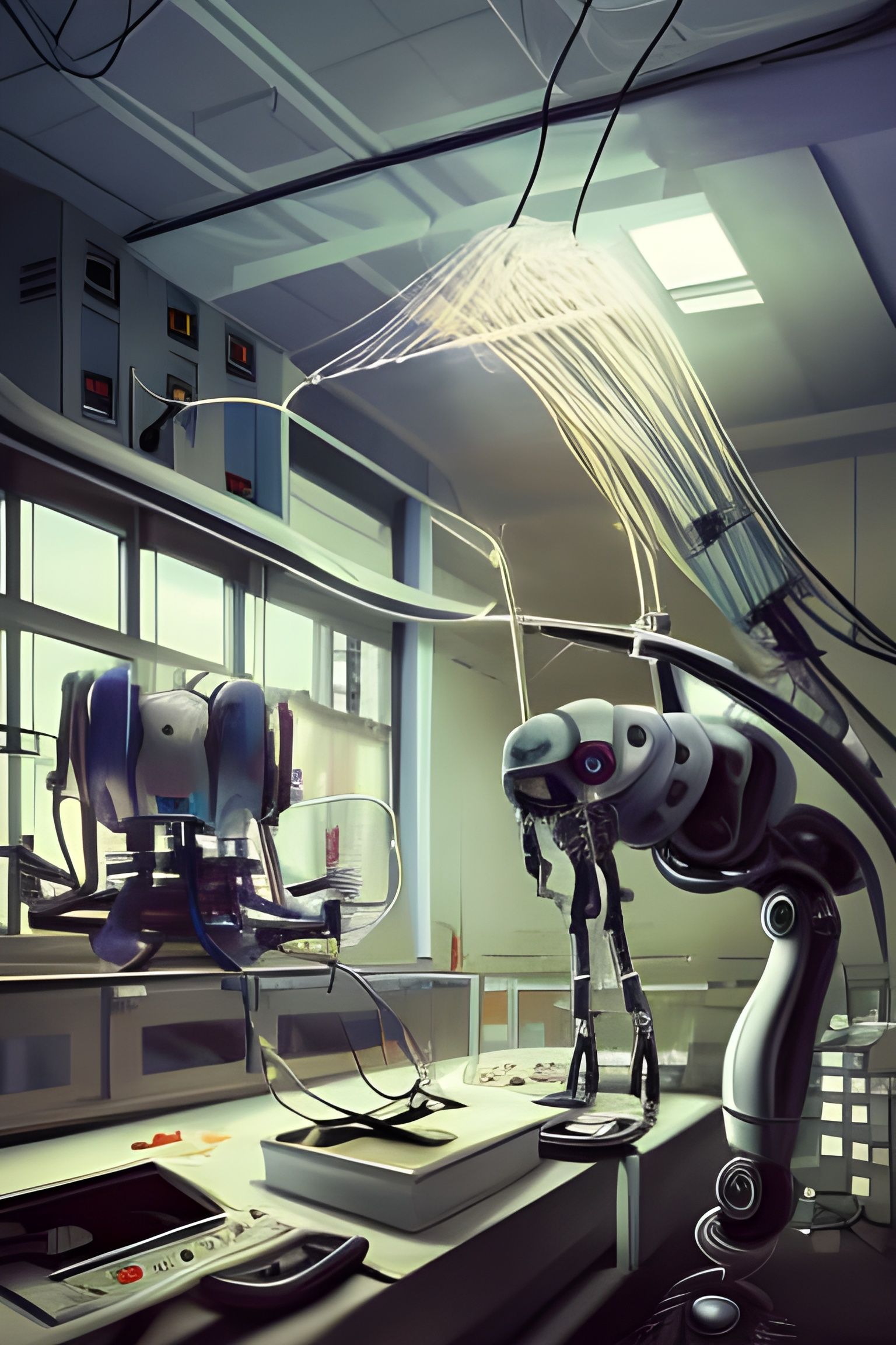 an electronics manufacturing room
