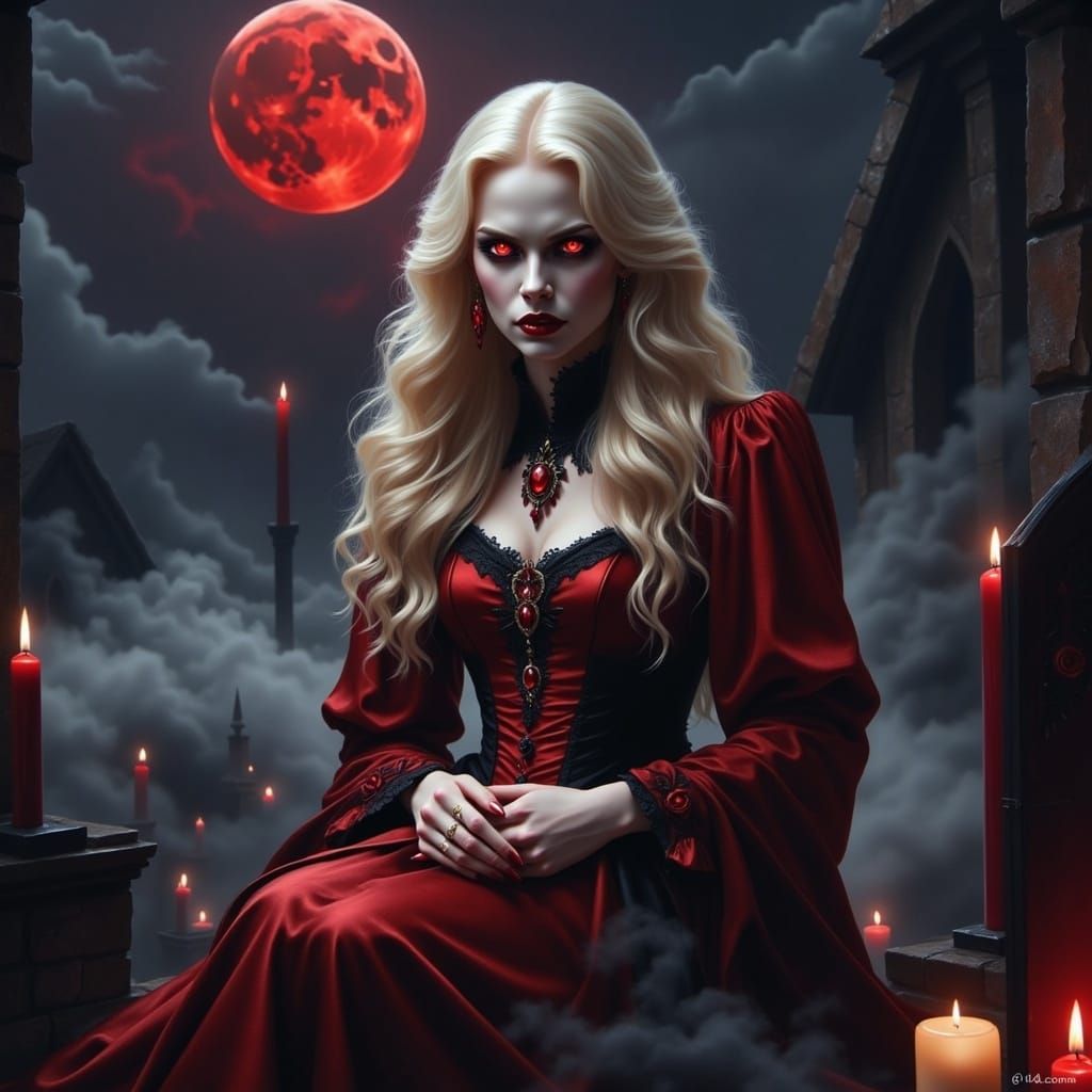 <lora:GothicVampireFlux:1.0> 