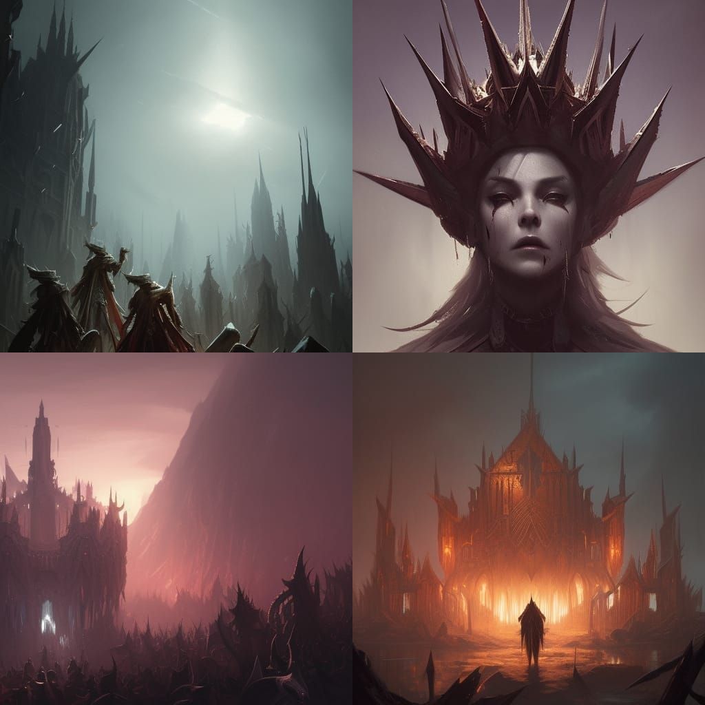 Tooth Crown: Dark Fantasy Art in Unreal Engine