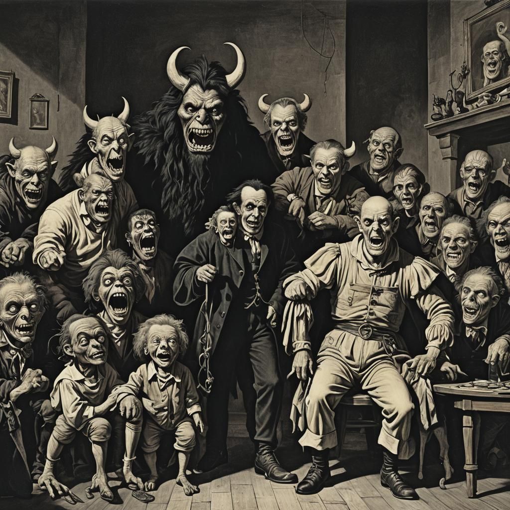 Monstermash in tv, by caravage and carn griffith