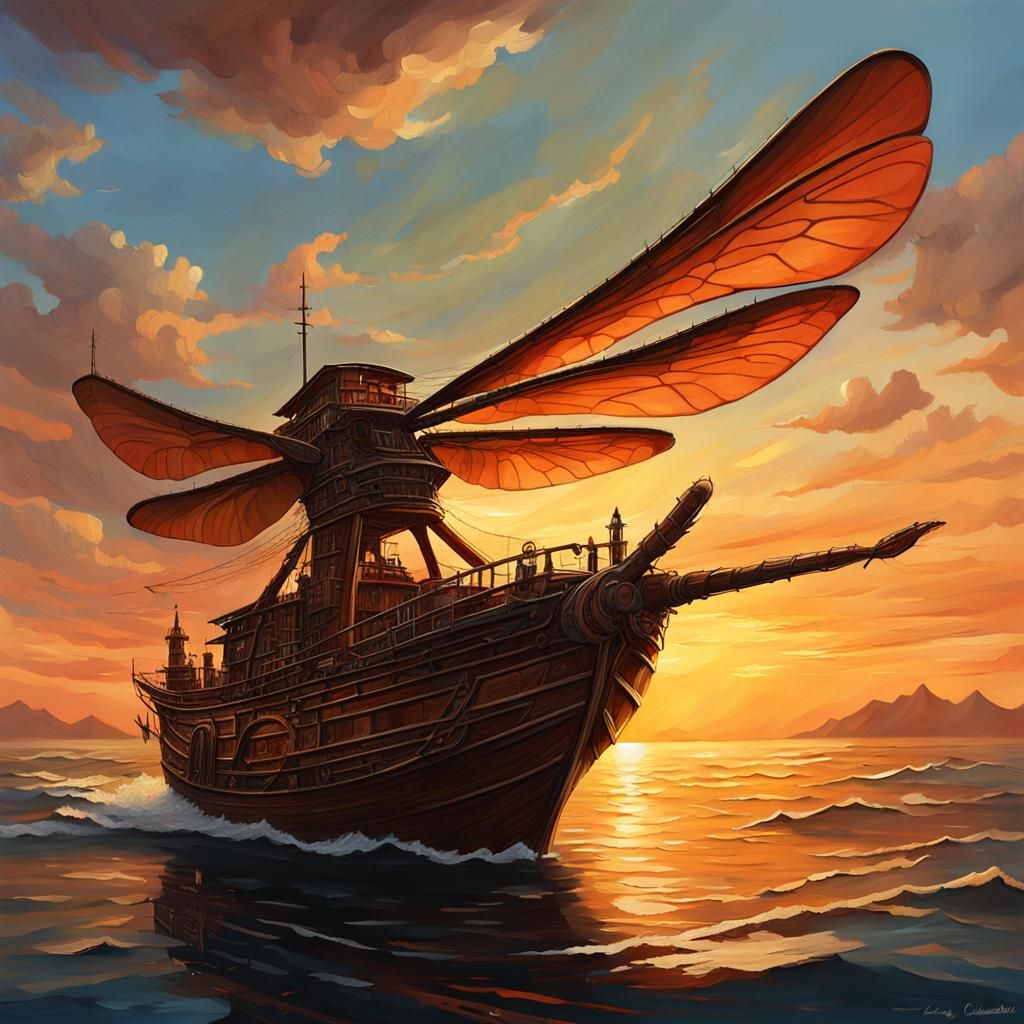 Dragonfly boat  by @Maria