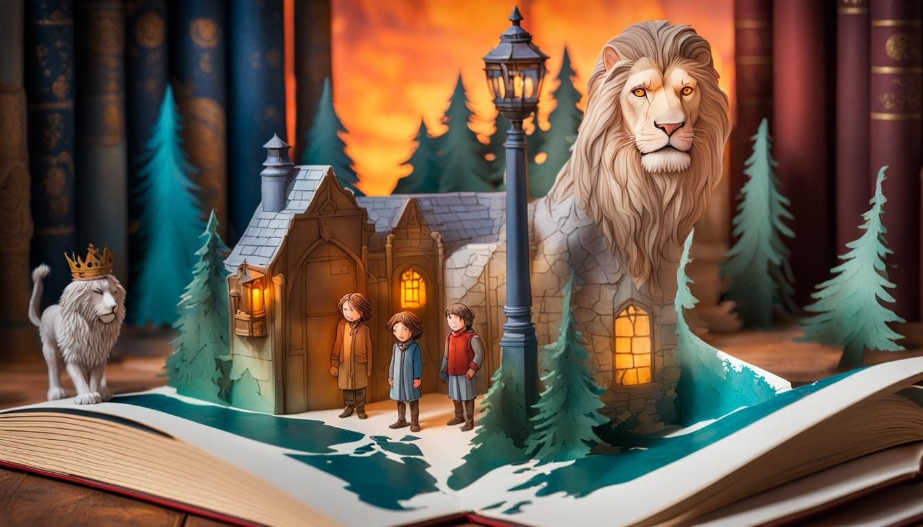 Narnia pop up book