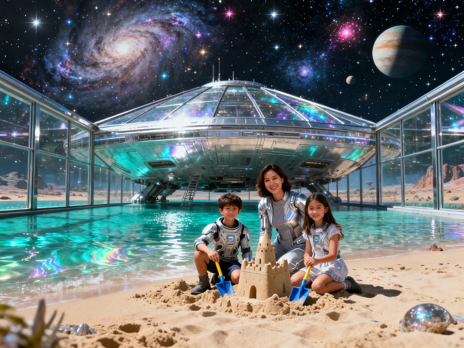 Hi Grandma! Having arrived on Proxima Pultatude 8, we finally got some well deserved R&R  by @Shibas Rule