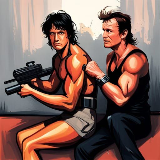 Rambo and the Terminator